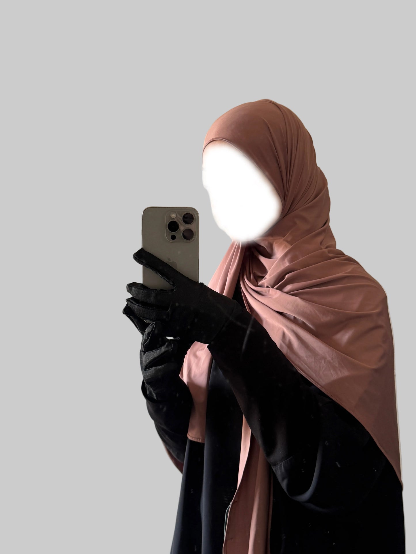 Blush Mauve Liquid Hijab
