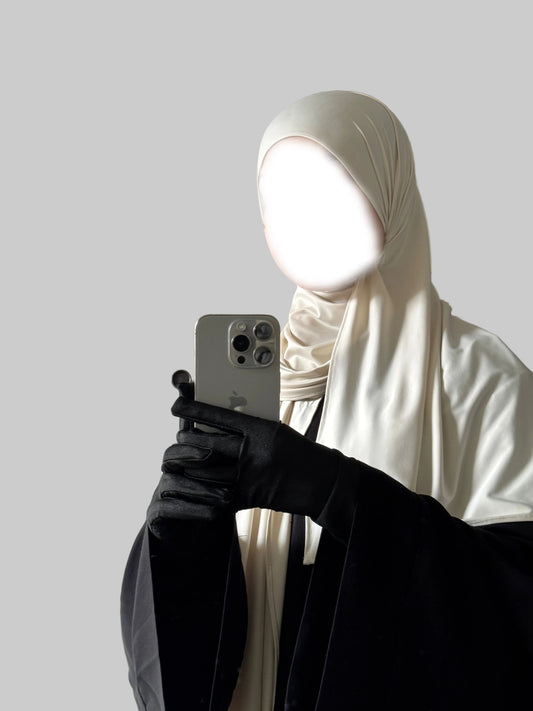 Timeless Cream Liquid Hijab