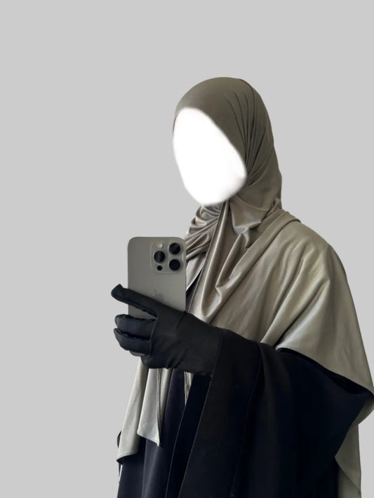 Sage Green Liquid Hijab