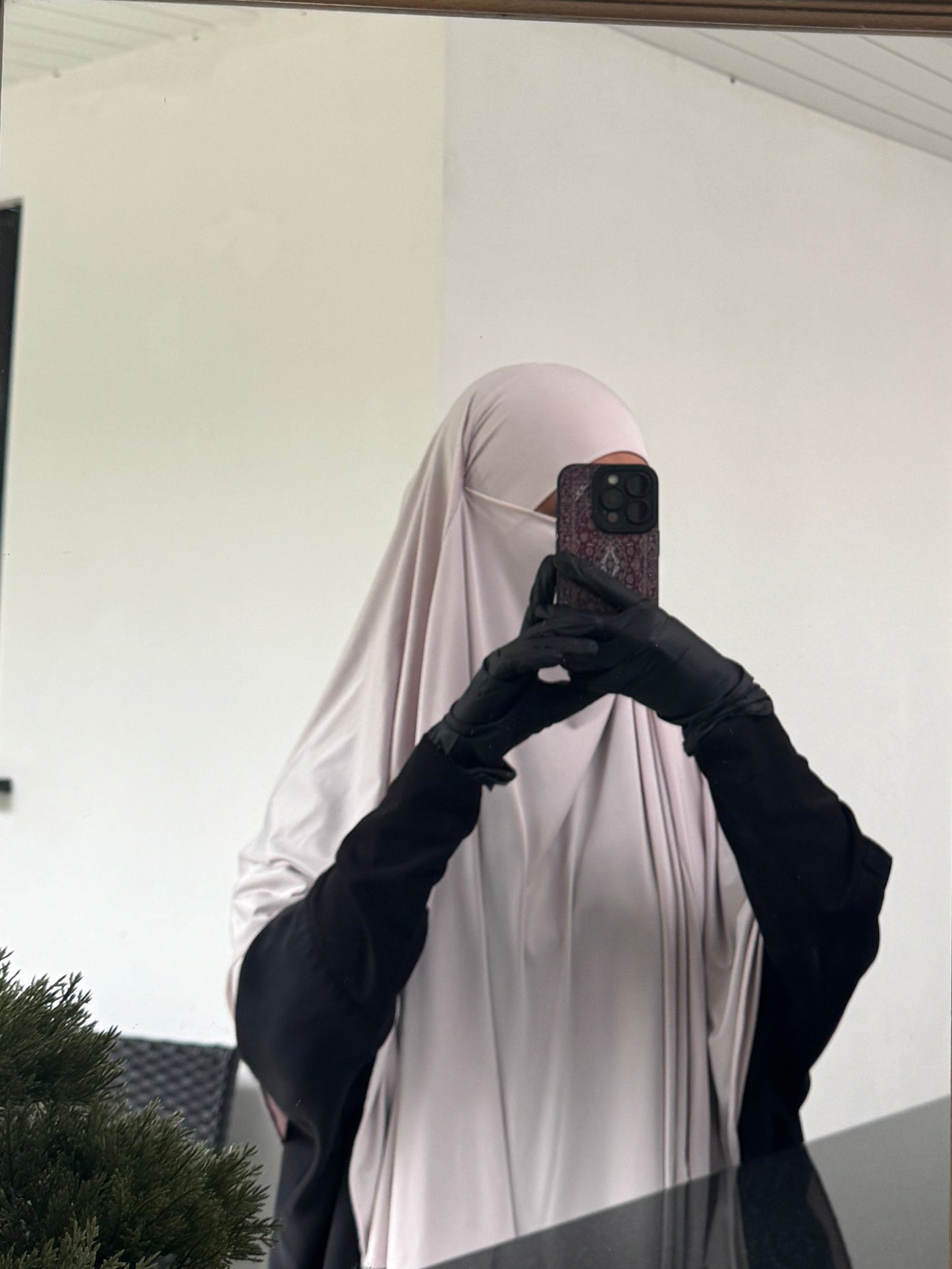 Liquid Jersey Khimar – Mink Pink (Short)