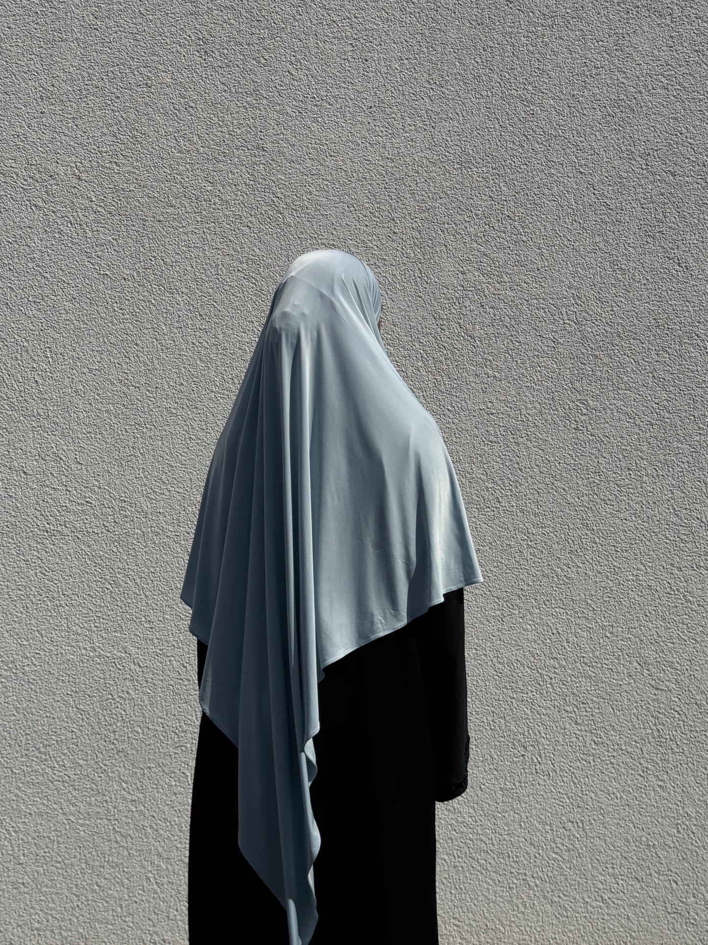 Liquid Jersey Khimar - Bubblegum Blue (Short)